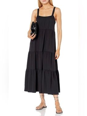 NWT The Drop Black Midi Dress – Size Small ($74 Retail)